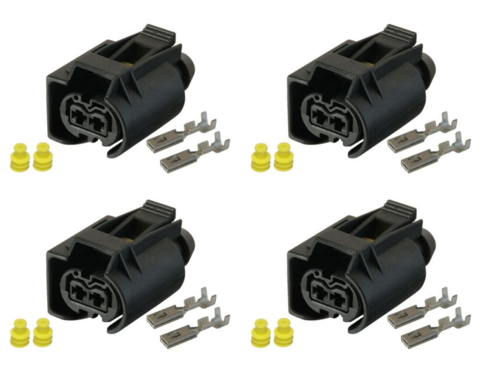Pa Products 4Pcs For Mercedes Cdi Diesel Fits Bosch Fuel Injector Plug Connector Om646 Vito Viano W639