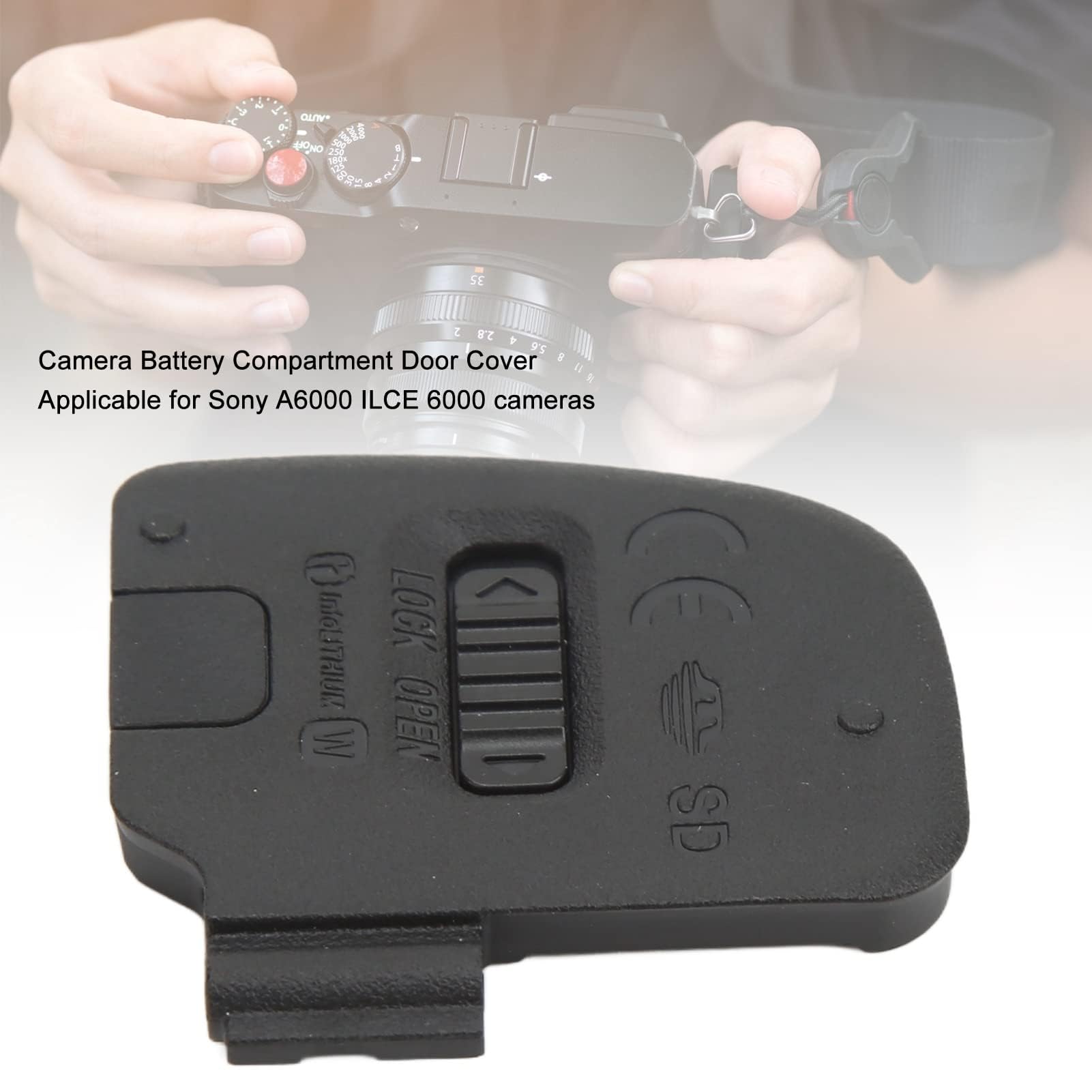 Amazon | Sony A6000 ILCE 6000カメラ用バッテリーカバードア 交換用