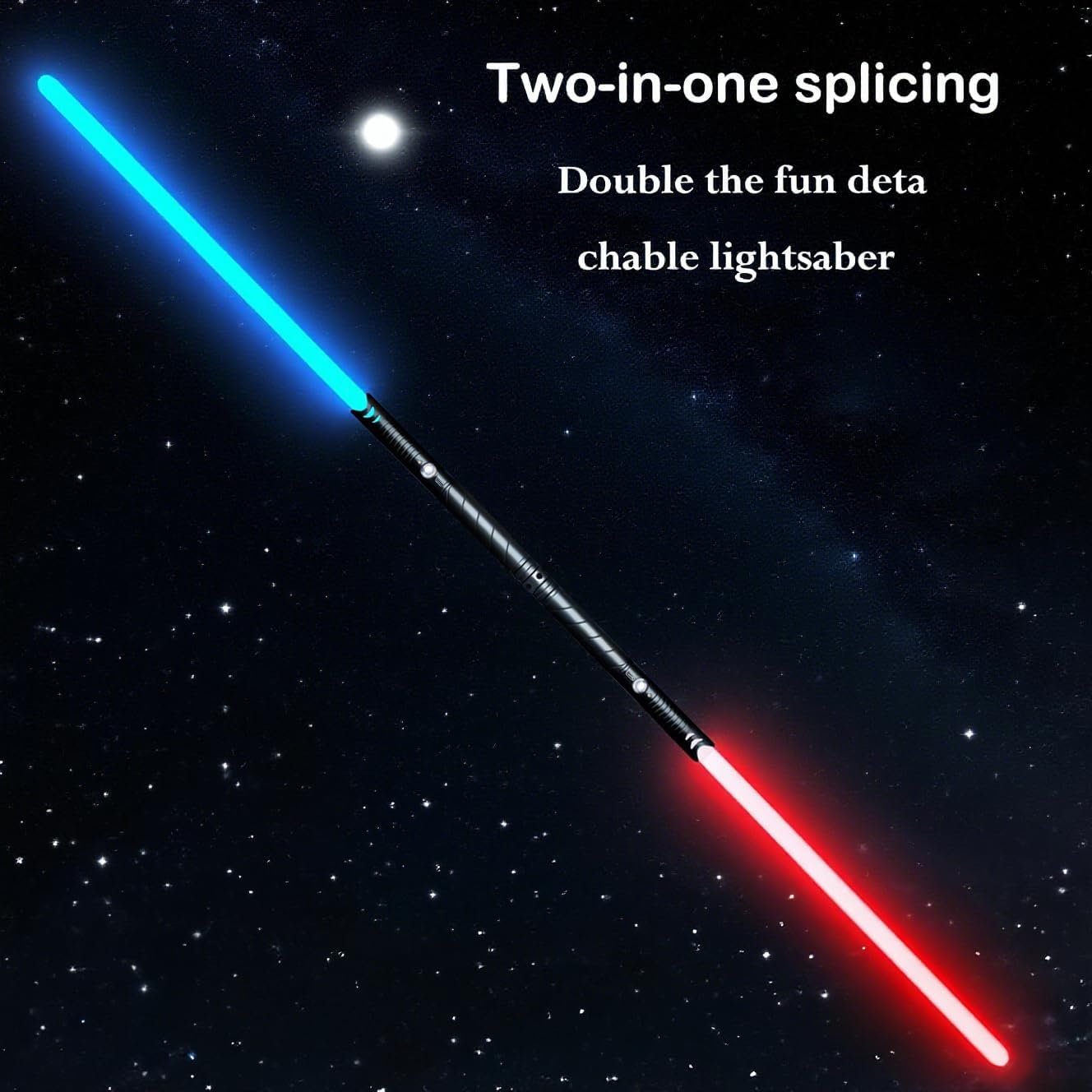Metal Dueling Lightsaber for Adults & Teens - Heavy-Duty Aluminum Hilts, 16-Color RGB LEDs with Smooth Swing Sound, USB-Rechargeable Light Saber - Realistic Light Sword for Cosplay & Gifts(2pcs)