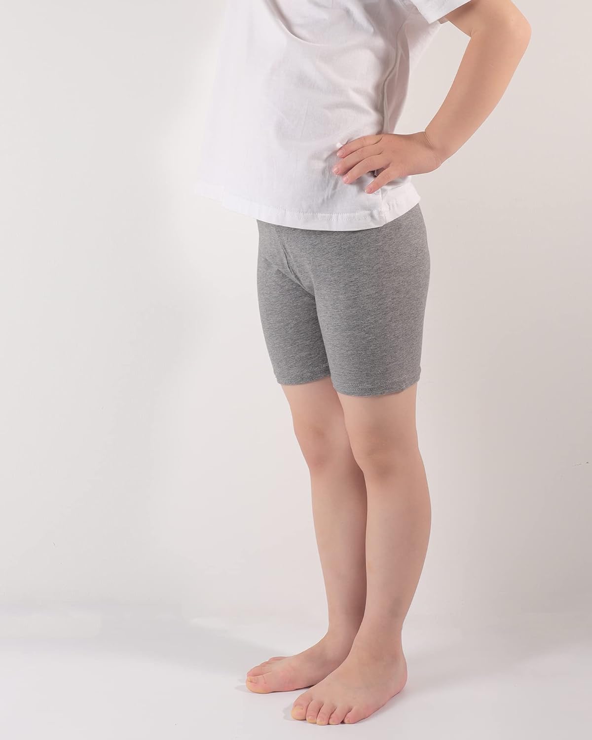 BOOPH Girls Bike Shorts Cartwheel Dance Shorts for Kids Under Dress 3 Pack - Image 2