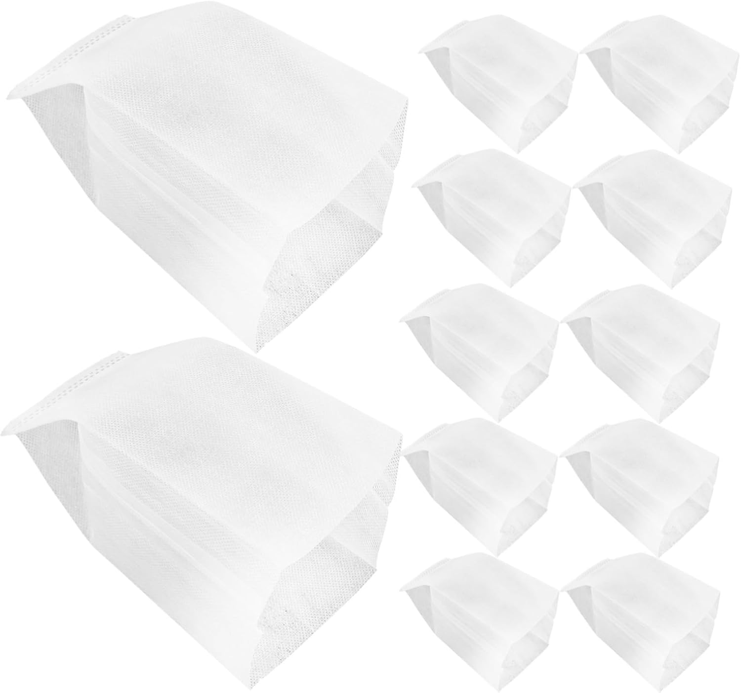 400pcs Non-Woven Plant Growing Bags Nursery Bags for Vegetables and Flowers Before Filling for and Greenhouses