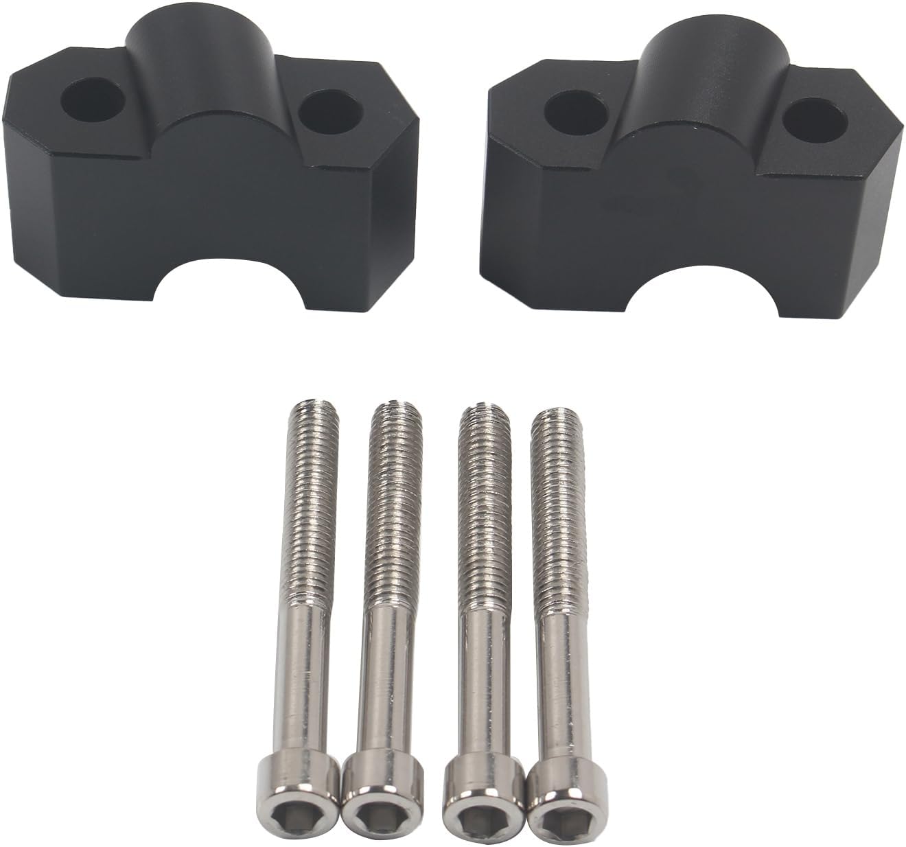 Motorcycle Handlebar Raisers Fit For Kawasaki Z750 2004-2011 Z1000 2003-2016 Handle Bar Riser Mount Clamp Adapter Height Up Bracket Kit