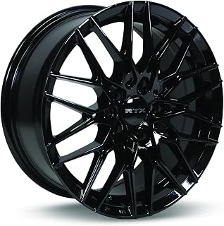 RTX V20 Custom Alloy Wheel 18x8 Gloss Black - 5x114.3 Bolt 42 Offset 73.1mm Hub for Honda Acura