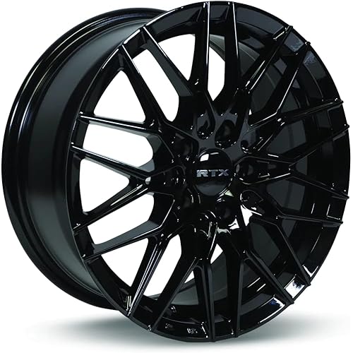 RTX V20 Custom Wheel - 18x8, 42 Offset, 5x114.3 Bolt Pattern, 73.1mm Hub - Gloss Black Rim