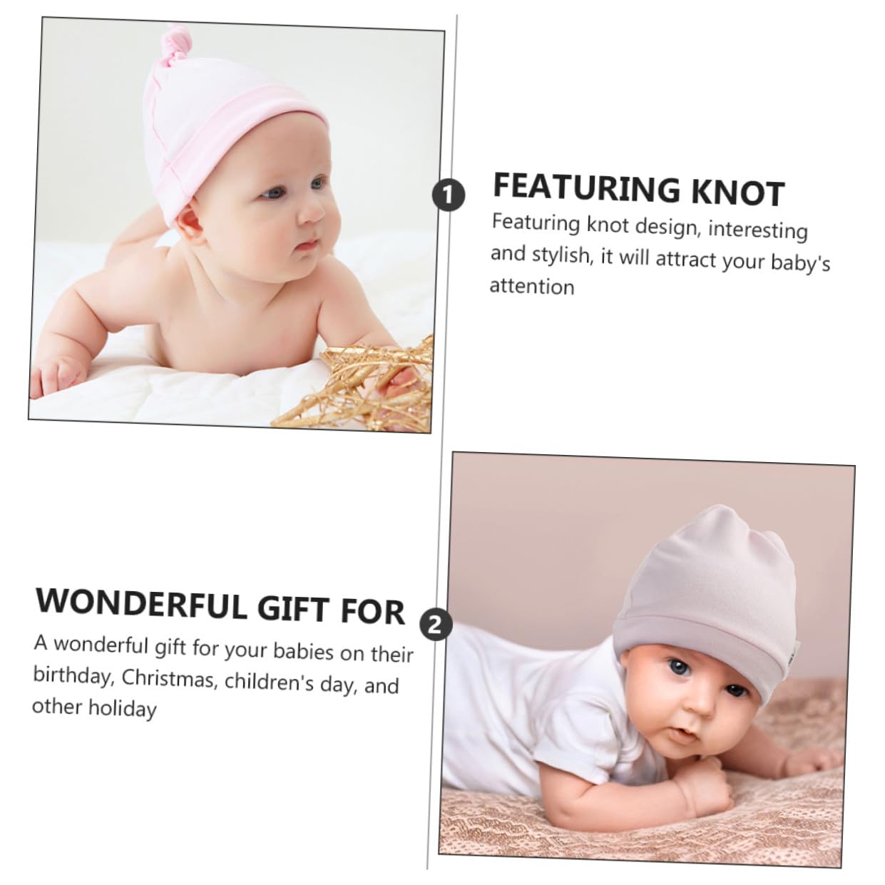 BESPORTBLE Gorro De Niña Pack De Gorritos Unisex Recién Nacidos Variedad Mantener Niña