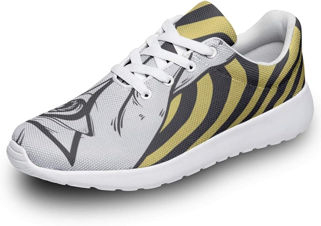 yellow running trainers