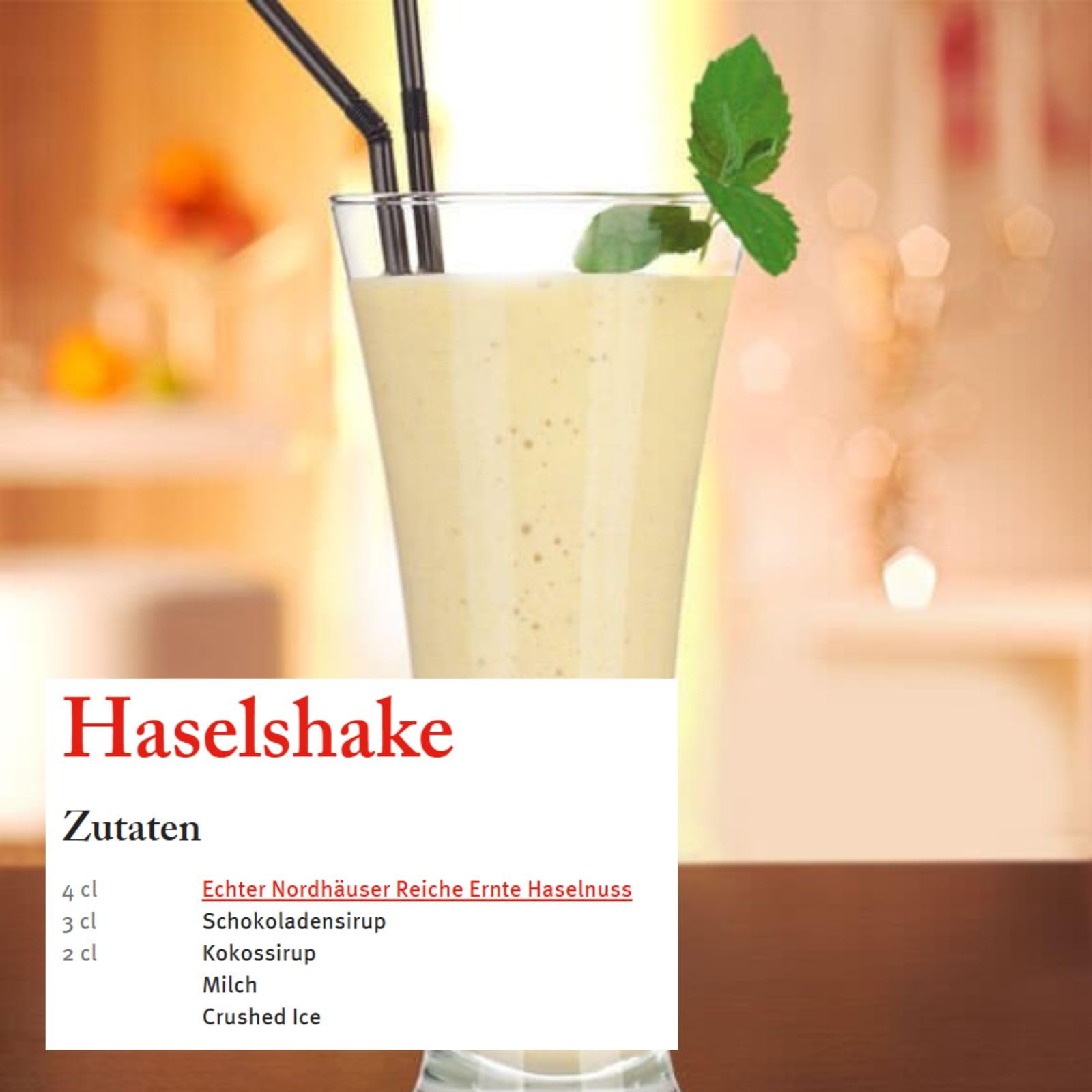 Reiche Ernte Haselnuss (1 x 0.5 l) (Packung mit 6)