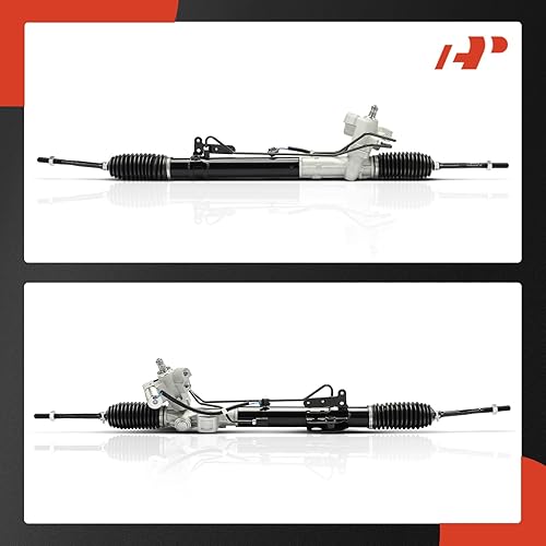 Miniatura 8 de A-Premium Conjunto de piñón de cremallera de dirección asistida con varillas de acoplamiento interiores compatible con Nissan Murano 2012 2013 2014,