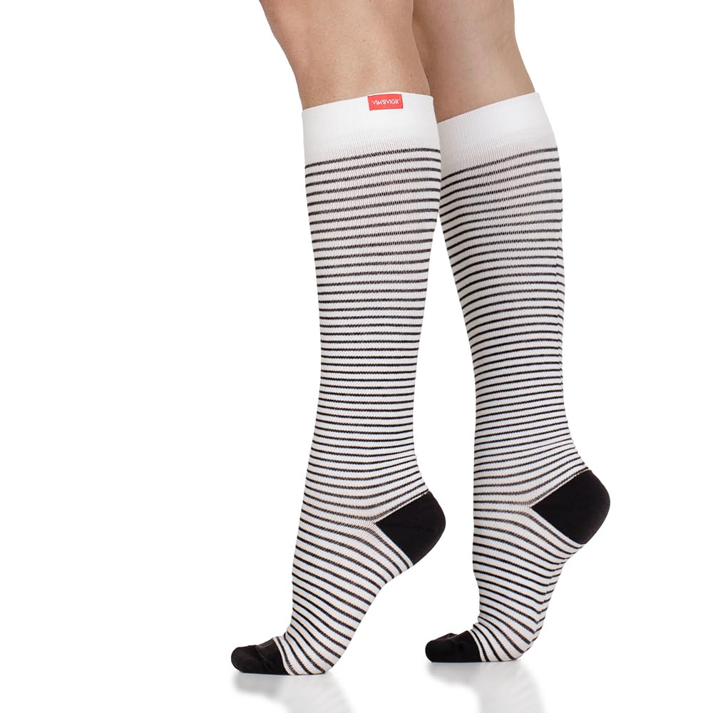 VIM & VIGR Cotton 20-30 mmHg Graduated Compression Socks