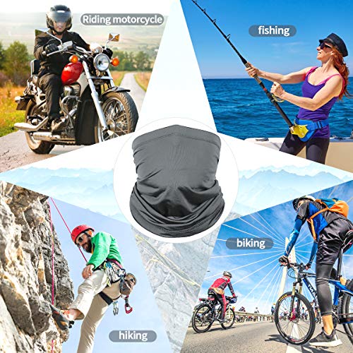 Image of Achiou Cooling Neck Gaiter, UV Protection Face Cover Scarf for Men Women | Breathable, Soft and Quick-Dry Neck Gaiter for Cycling, Running, Fishing