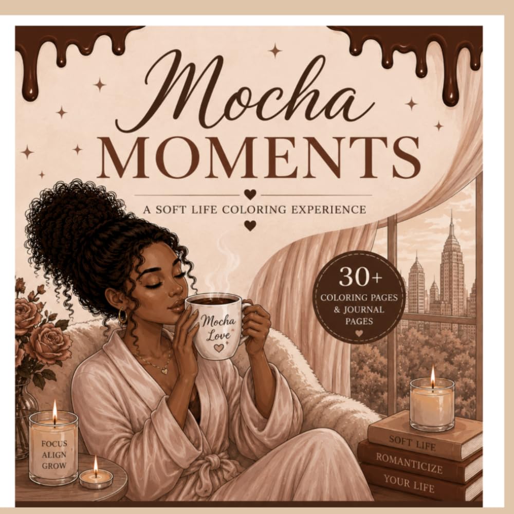 Mocha MOMENTS: A SOFT LIFE COLORING EXPERIENCE