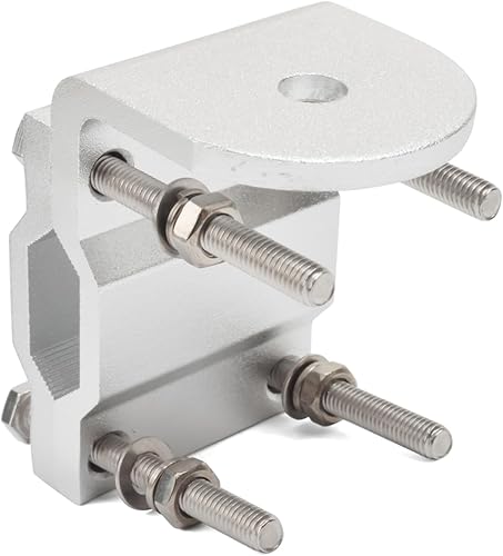 Miniatura 2 de Soporte universal de montaje para barra enrollableespejo, soporte de antena anticorrosión de aluminio para antena base móvil al aire libre (soporte