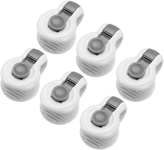 Adaskala 6PCS Duvet Cover Clips No Pins Comforter Fasteners Keep Corner in Place Quilt Fixer Anti-move Duvet Cover Clips Bedding Accessories
