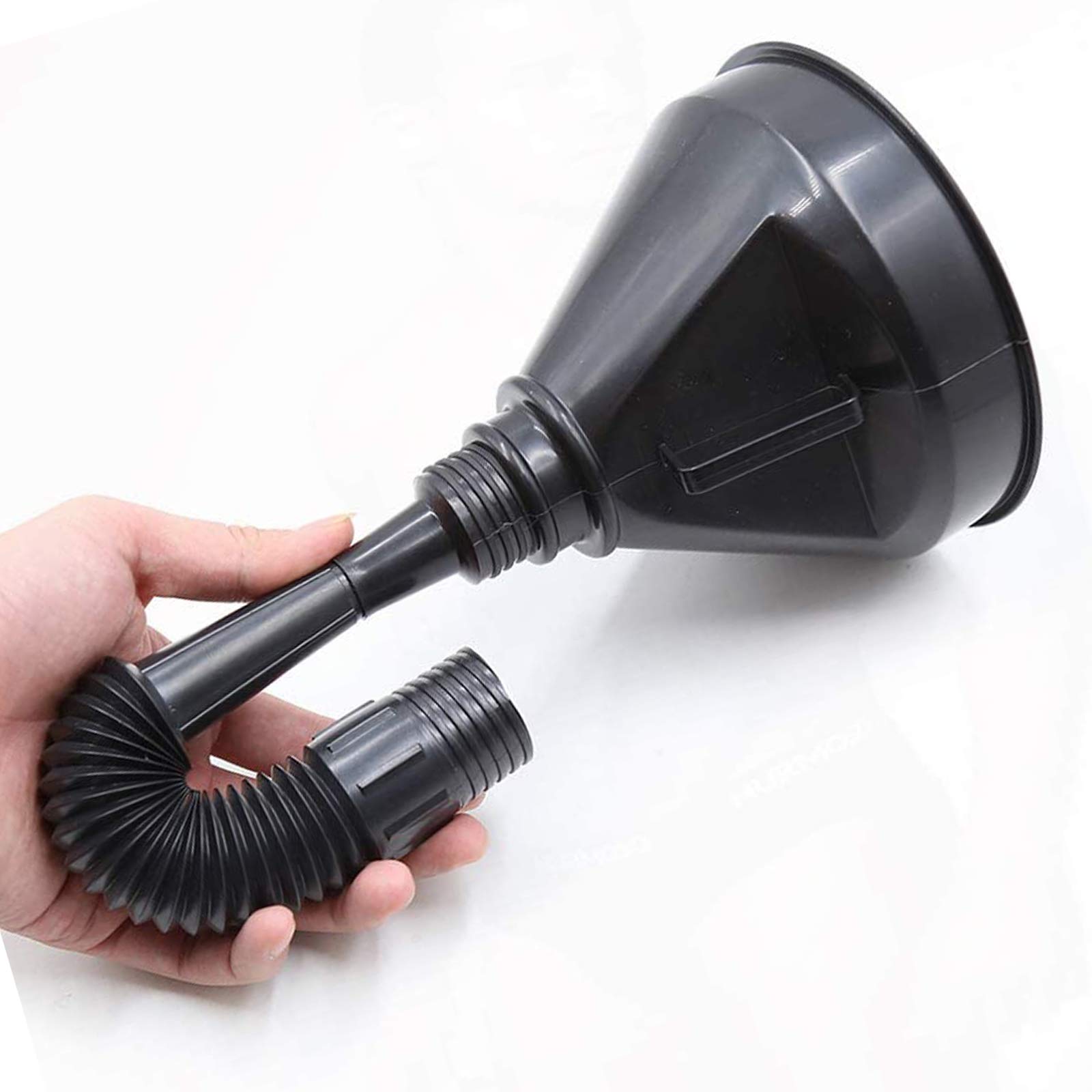 Bavaglio per Bocca con Imbuto - Schiavo del Sesso Toilette Imbuto Bocca Aperta Bavaglio Cappuccio Maschera Orinatoio Piscio Gag Silicone SM Cappuccio Gioco di Ruolo per Animali Domestici(Schwarz)