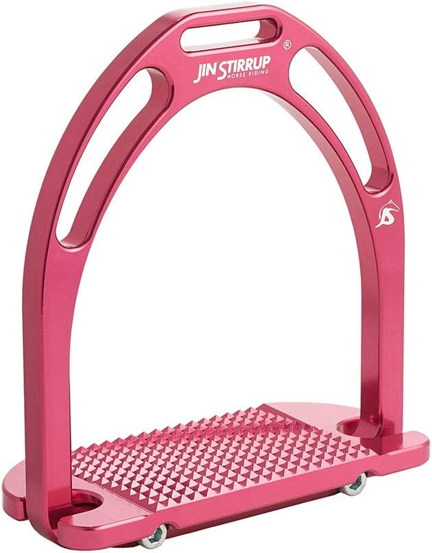 EKKIA 201670015 201670015 Stirrups JS Stirrup Fuchsia Equestrian Equipment