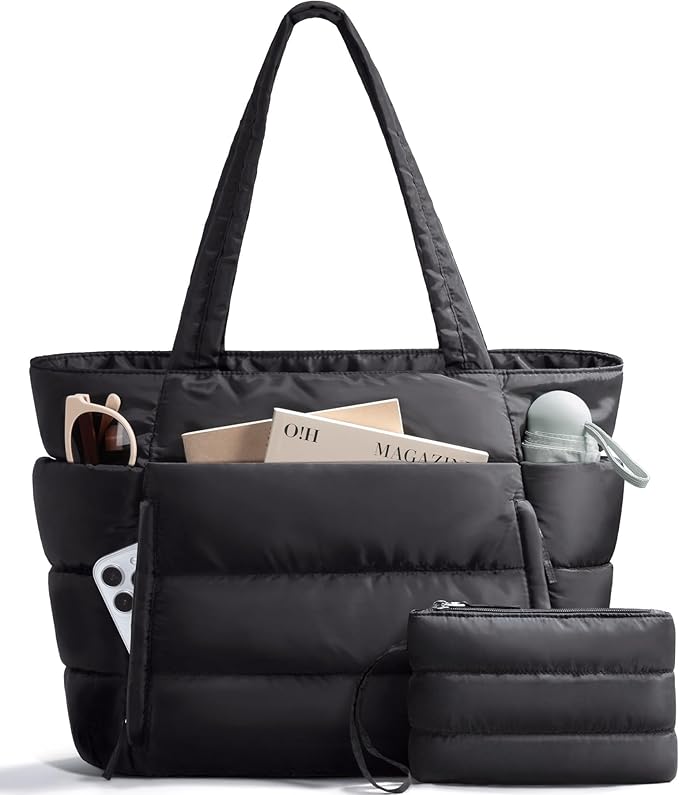 Puffer tote bag