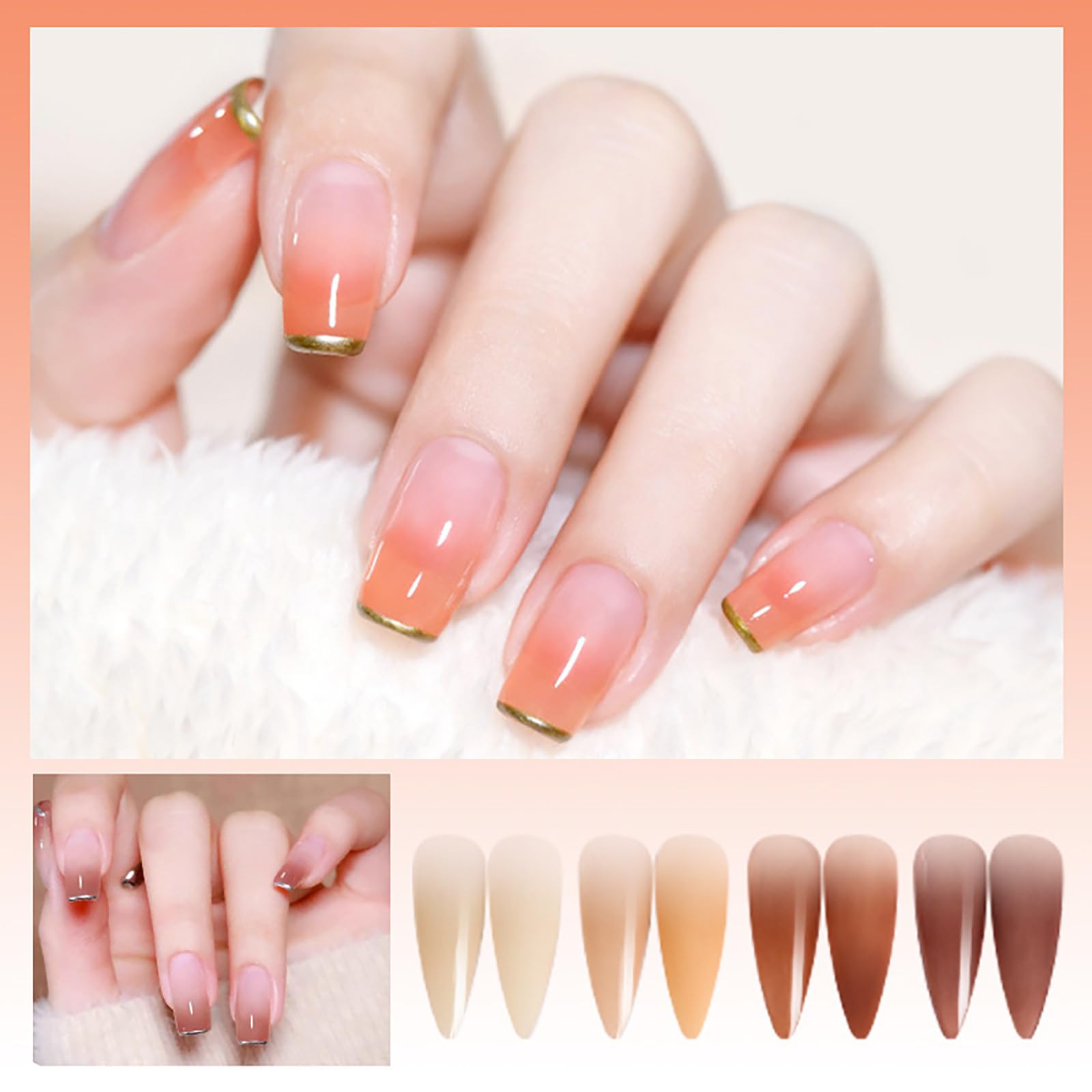 Palette di pigmenti per unghie, polvere per unghie cromata, glitter per nail art, effetto specchio metallico, pigmento olografico Aurora, polvere per unghie ombré per nail art, resina(03)
