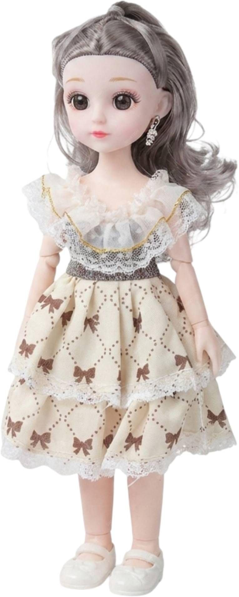 SHAKTISM Binna Fashion Doll for Girls | 28.5 cm Dress-Up Princess Doll with Comb & Hair Styling Accessory | Cute Korean Style Doll Toy for Kids | Birthday Gift for Girls | Random Outfit Design-picture-23