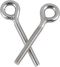 Eye Bolt M5 10pcs Stainless Steel 304 A2-70 Threaded Rod Screw Piton for Mounting and Suspension