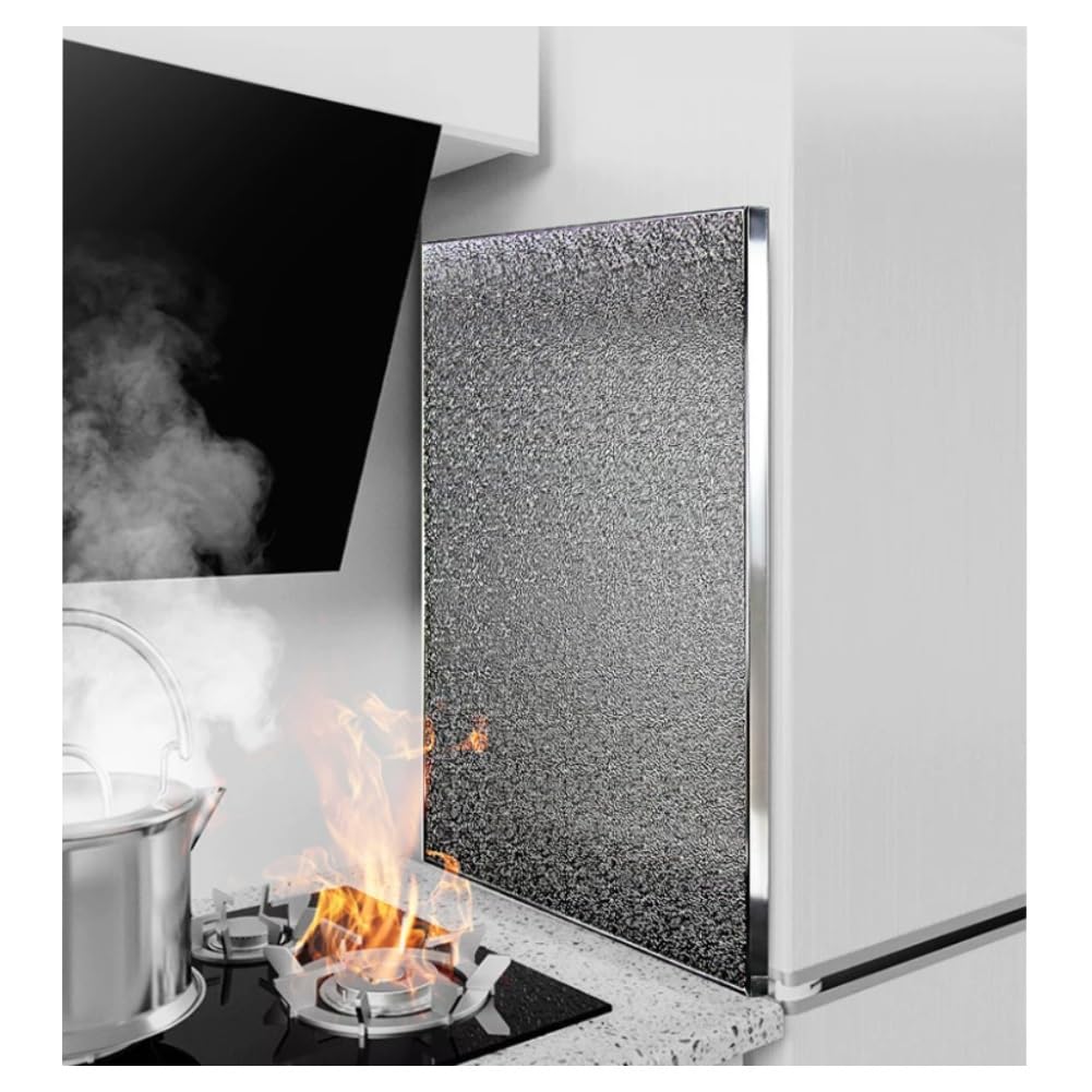 Stove Heat Shield for Fridge/Wall, Aluminum Fireproof Insulation Board