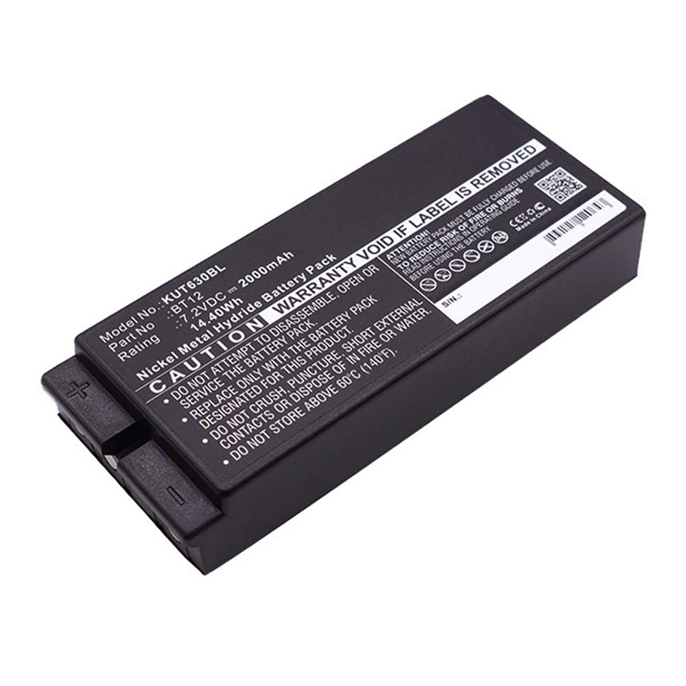 subtel 2X Batería Compatible con Ikusi BT12, TM 60/1, 2303696 | 2x, (2000mAh-7.2V-NiMH), Control Remoto Batería, para Ikusi TM63, TM64 02, TM 60/2