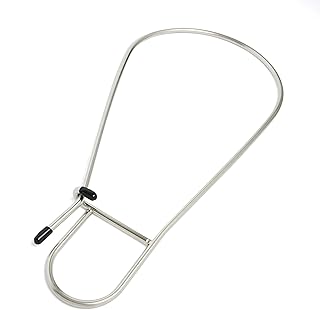 Calissa Offshore Tackle Kayak & Spearfishing Stainless Steel Fish Stringer Clip + 36” Steel Lanyard Speargun Spear Fishing Freediving Scuba Dive Diving Large Holder (Stainless Steel - No Clip)