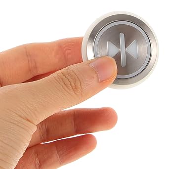 Replacement Elevator Buttons 2pcs Set Red Adhesive for Apartment Office Lift