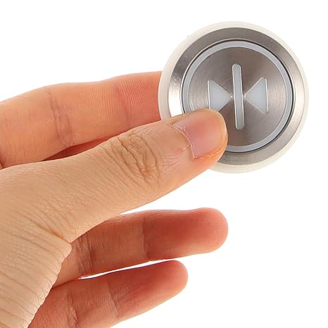 Replacement Elevator Buttons 2pcs Set Red Adhesive for Apartment Office Lift