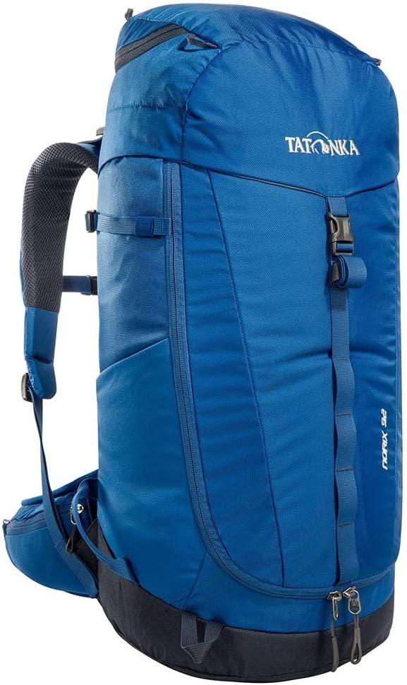 Tatonka Wanderrucksack Norix 32l - Tourenrucksack mit großer Frontöffnung, Karabinerfixierung und 32 Liter Volumen, Blue, 32l