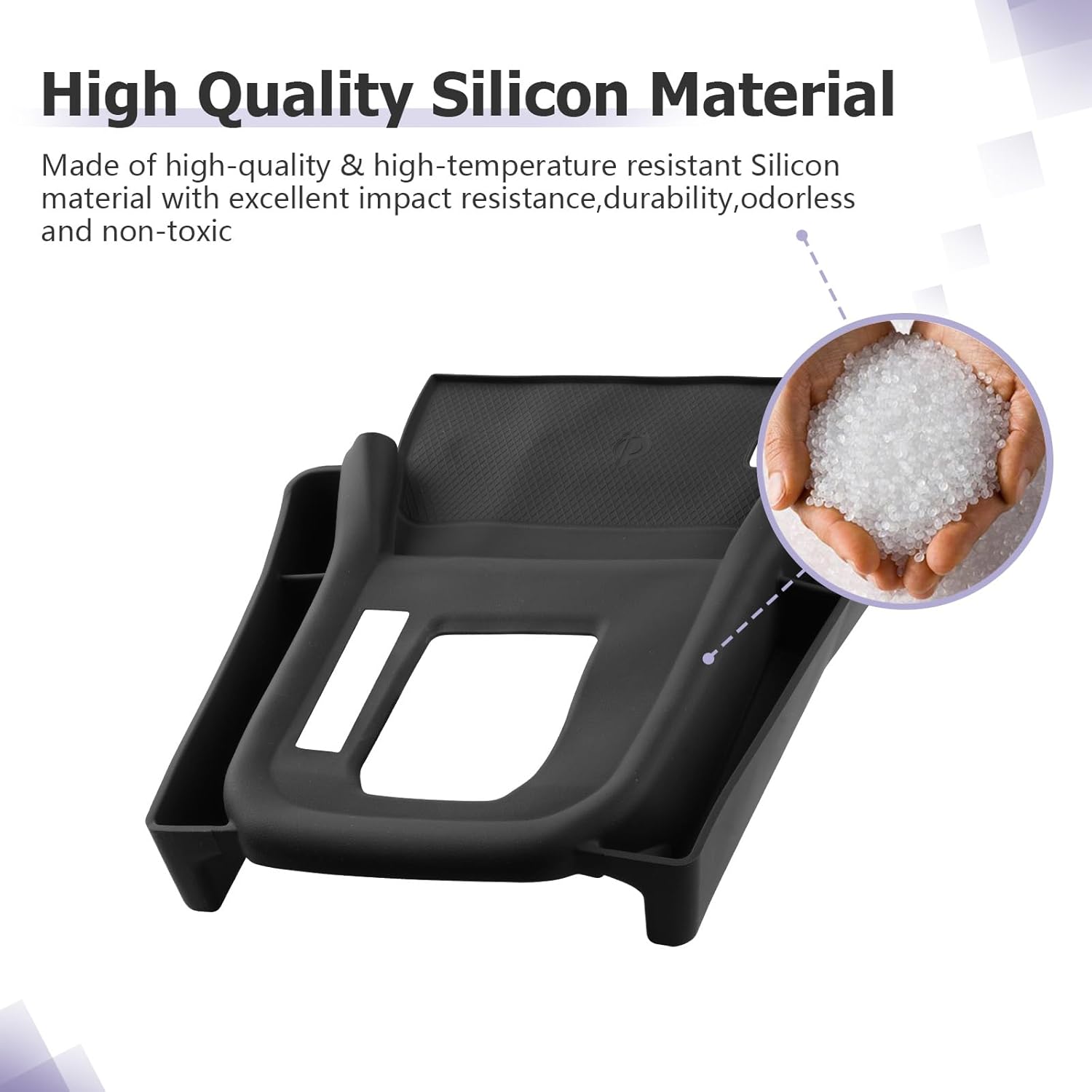 Center Console Organizer Side Pockets Fit for 2025 2026 Subaru Forester Accessories Gear Shift Cover Organizer Seat Gap Storage Box Wireless Charging Silicone Protective Pad (Not for Base & Wildness)