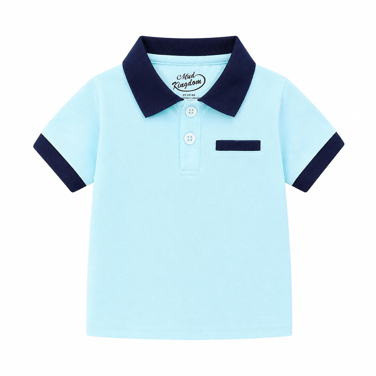 Mud Kingdom Boys Polo Shirt Short Sleeve School Uniform Pique Polo Summer