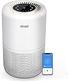 LEVOIT Smart WiFi Air Purifier for Home, Alexa Enabled H13 HEPA Filter, CADR 170m³/h, Remove 99.97% Allergies Smoke Dust Pollen Particles, 24dB Quiet Sleep Mode for Bedroom with Timer, Core 200S - 1