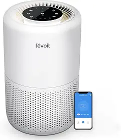 LEVOIT Purificador de ar para casa, quarto, dormitório, controle inteligente e de voz, AHAM VERIFIDE, filtro 3 em 1 com modo de sono HEPA, para pólen, poluentes, fumaça, pelos, poeira, Core 200S-P