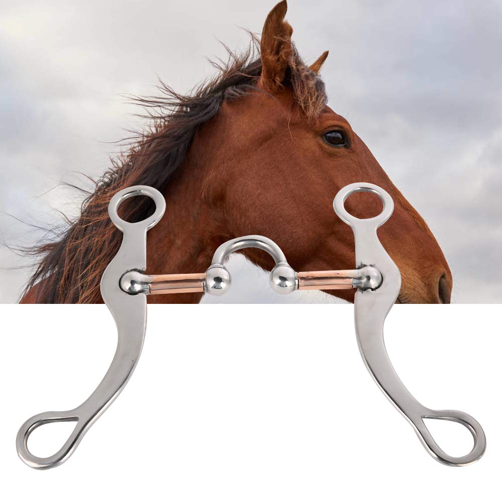 Rodillo De Boca De Caballo, Profesional para Masticar Caballo, Broca De Acero Inoxidable, Grosor del Rollo De Boca, Punta De Boca De Caballo Montar Ecuestre