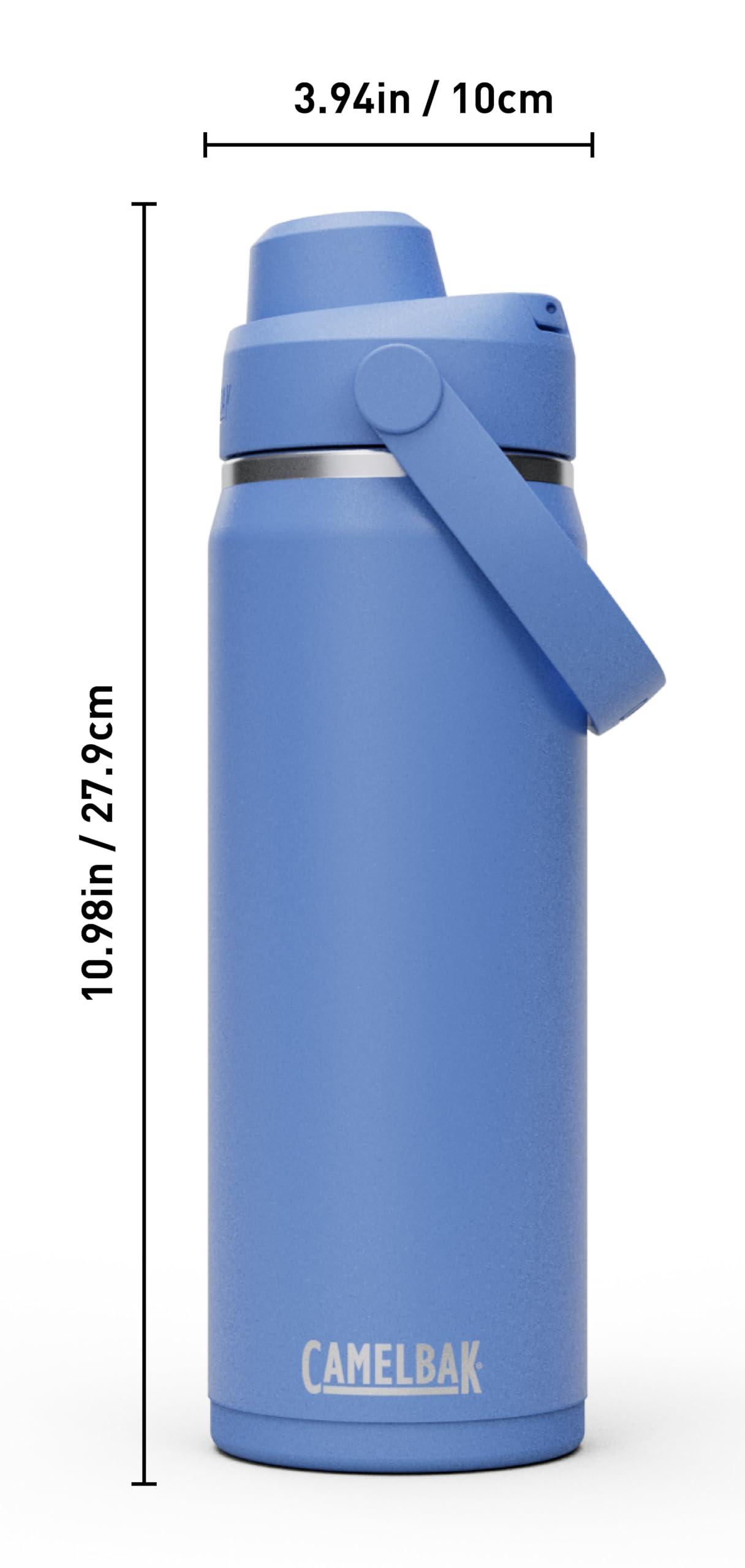 CamelBak Thrive Chug - Botella de agua aislada de acero inoxidable, color azul cielo, 20 onzas