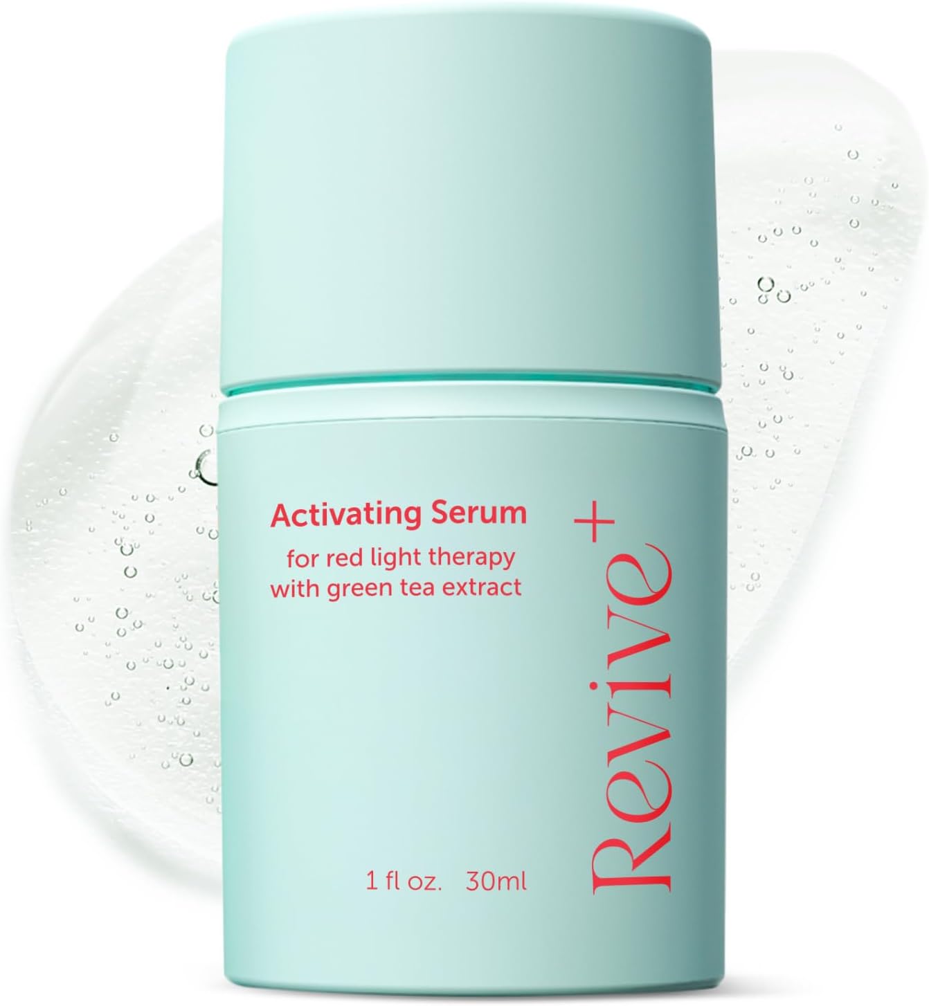 Red Light Therapy Activation Serum - Amplify Effects & Reduce Wrinkles with Hydrating Serum for Face- Green Tea Serum - Hydrating Face Serum Skin Care Routine - Hyaluronic Acid Serum for Face -1oz