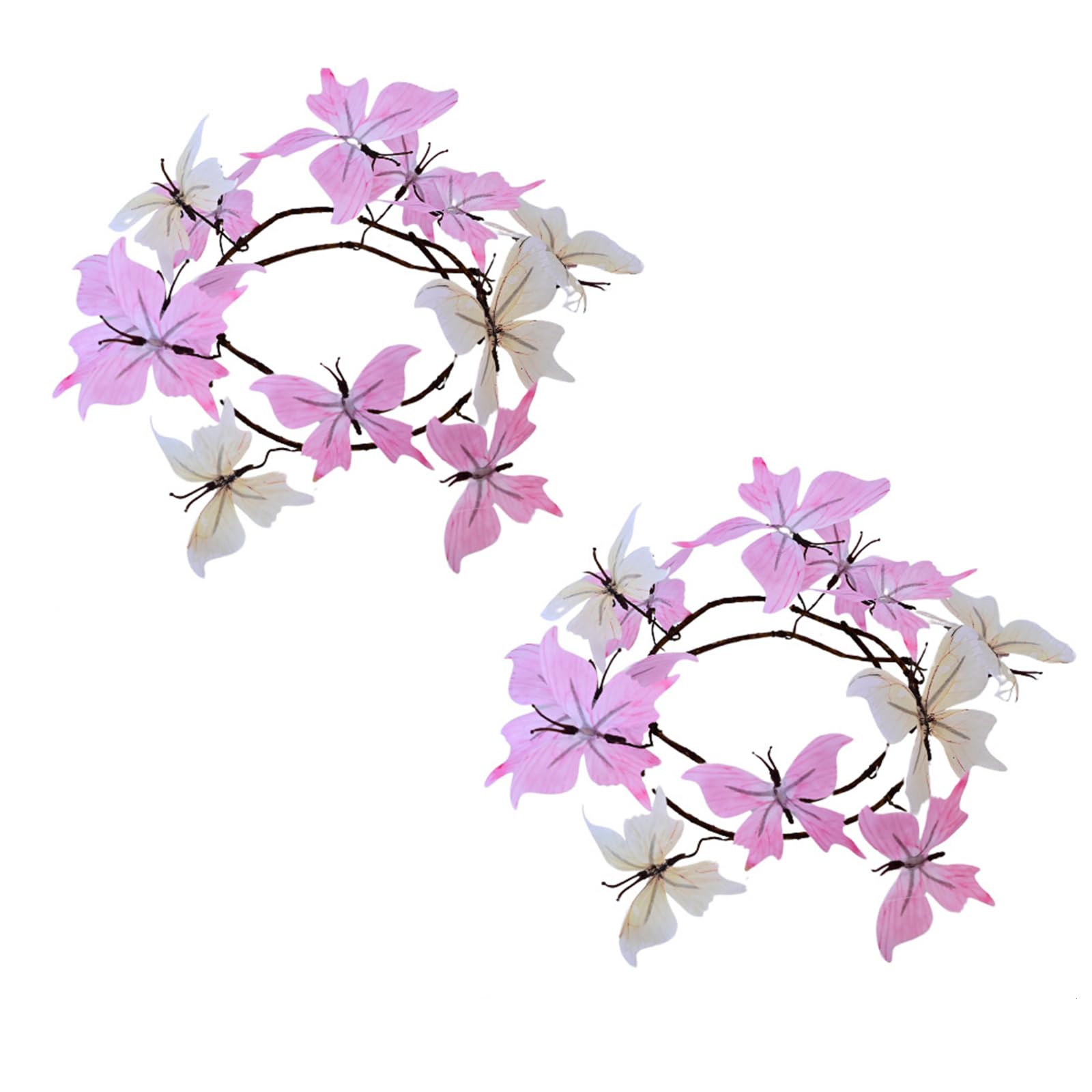 carotoe Gradients Butterfly Silk Flower Bouquet Textured Branch for Table Top Centerpieces or Party Decoration Realistic Butterfly Decoration