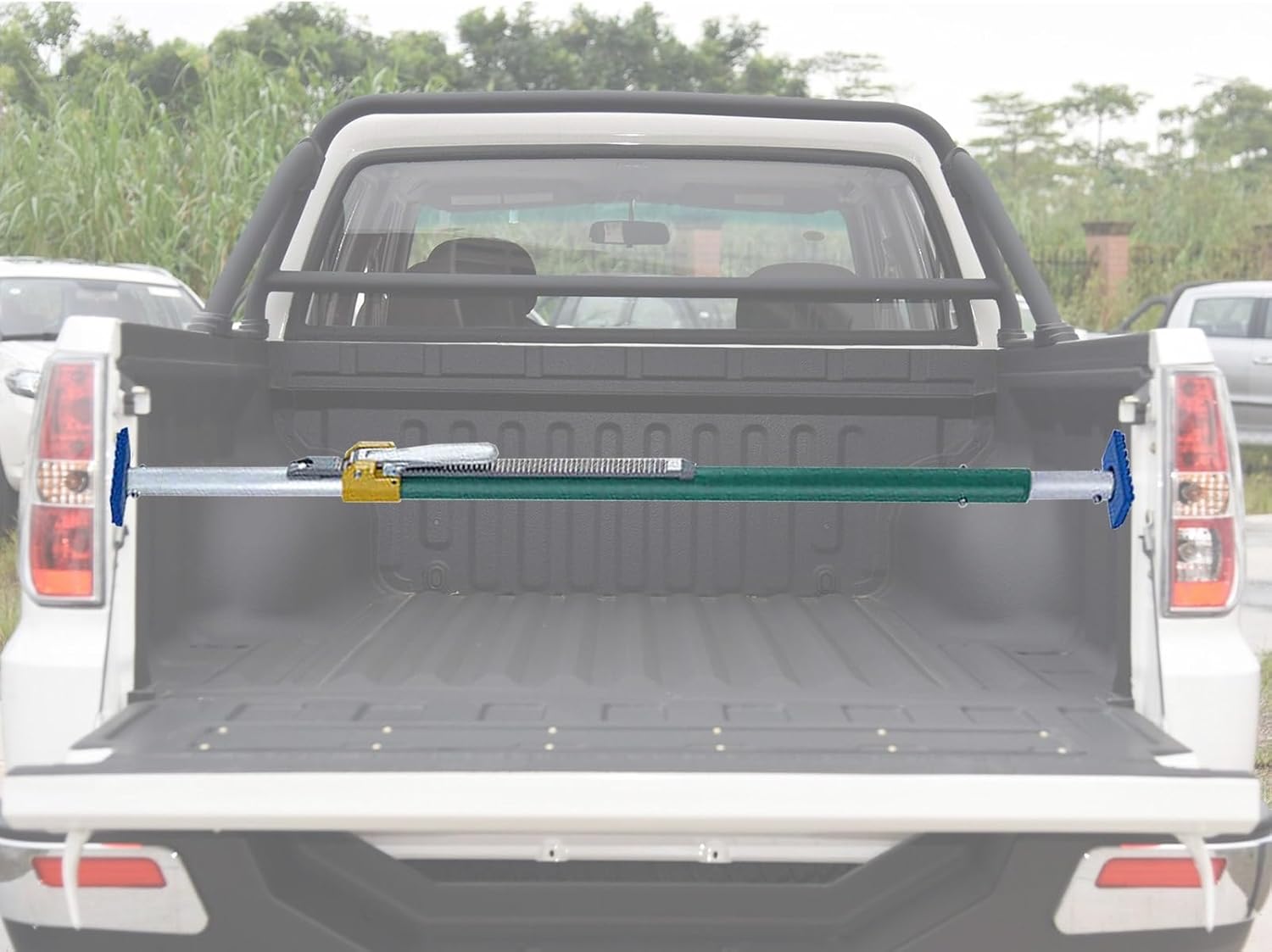 Ratcheting Cargo Bar,Universal Non-Slip Truck Bed Cargo Stabilizer Bar, Adjustable Length Ratcheting Cargo Bar to Stop Sliding, Strong Load-Bearing Cargo Barrier for Enclosed Vans and Reefe