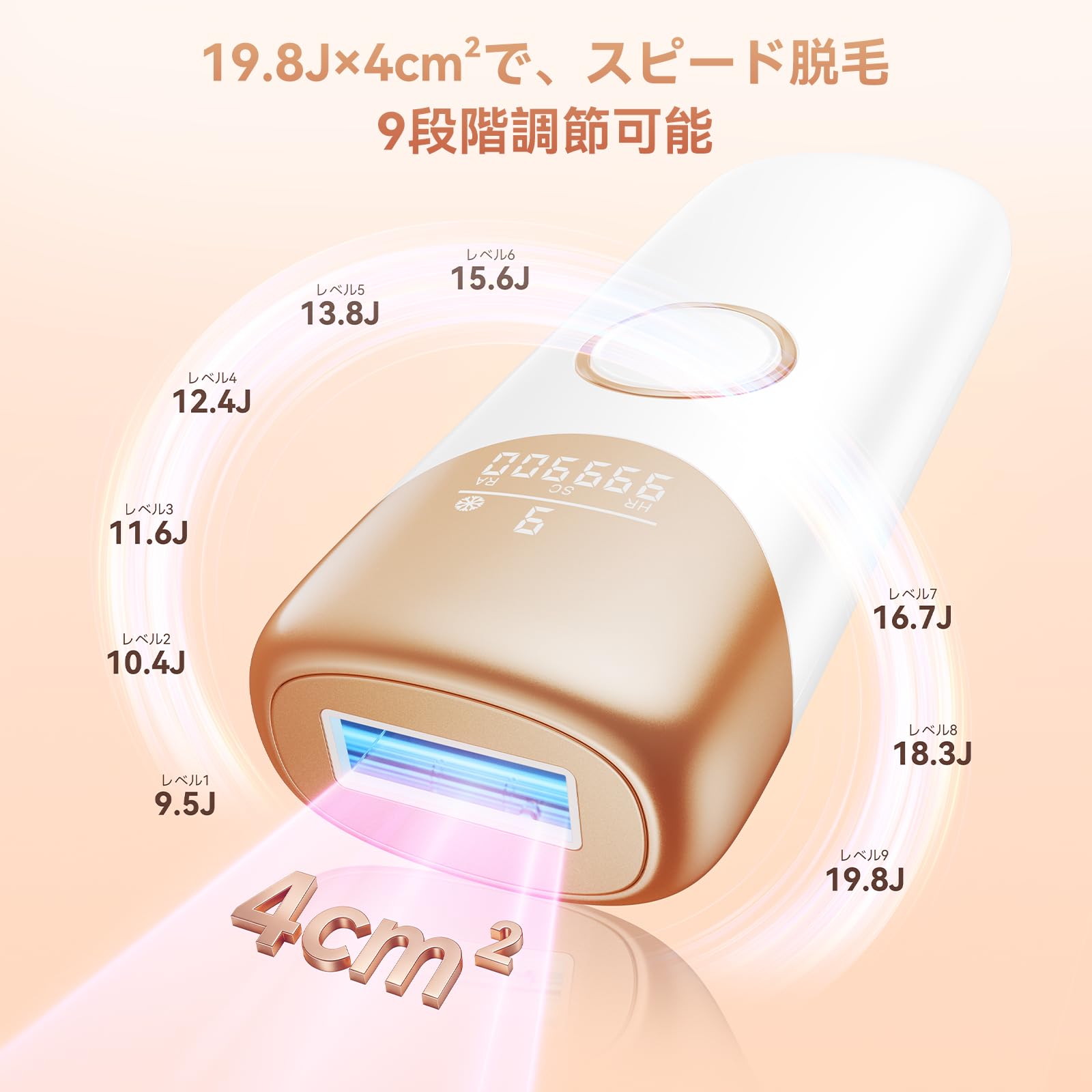 Amazon | 脱毛器 メンズ レディース vio対応 IPL光レーザー 家庭用脱毛