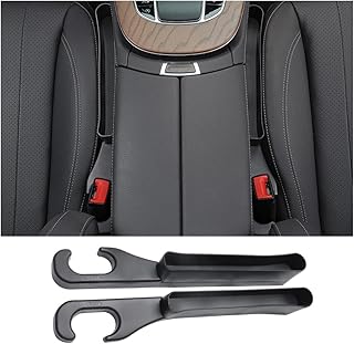 2 Pieces Universal Gap Filler for Car Seats, Car Seat Gap Filler Organiser Interior Accessories, Organiser Fills the Gap Between Seat and Console