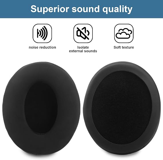 Hyper X Cloud Alpha Cooling Gel Ear Pads,Hyper X Cloud 2 Ear Cushions Compatible with Hyper X Cloud Stinger/Cloud Flight/Cloud II/Cloud Alpha Wireless/Cloud Core/Mix/Pro Headsets,Ear Muffs Earpads