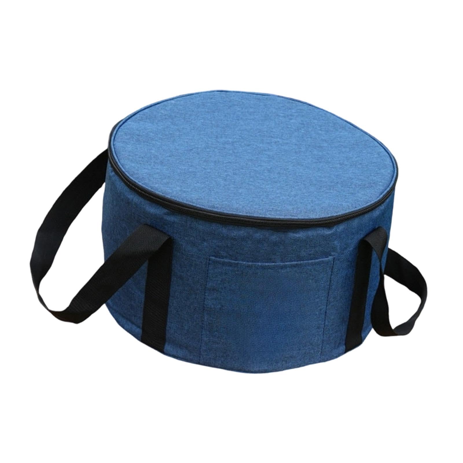 Snare Drum Stoßfester Polsterung Robuster Oxford Stoff Wasserabweisendem Reißverschluss Gepolsterter Tragetasche Und Zubehörhalter für Musiker, 35cmx35cm