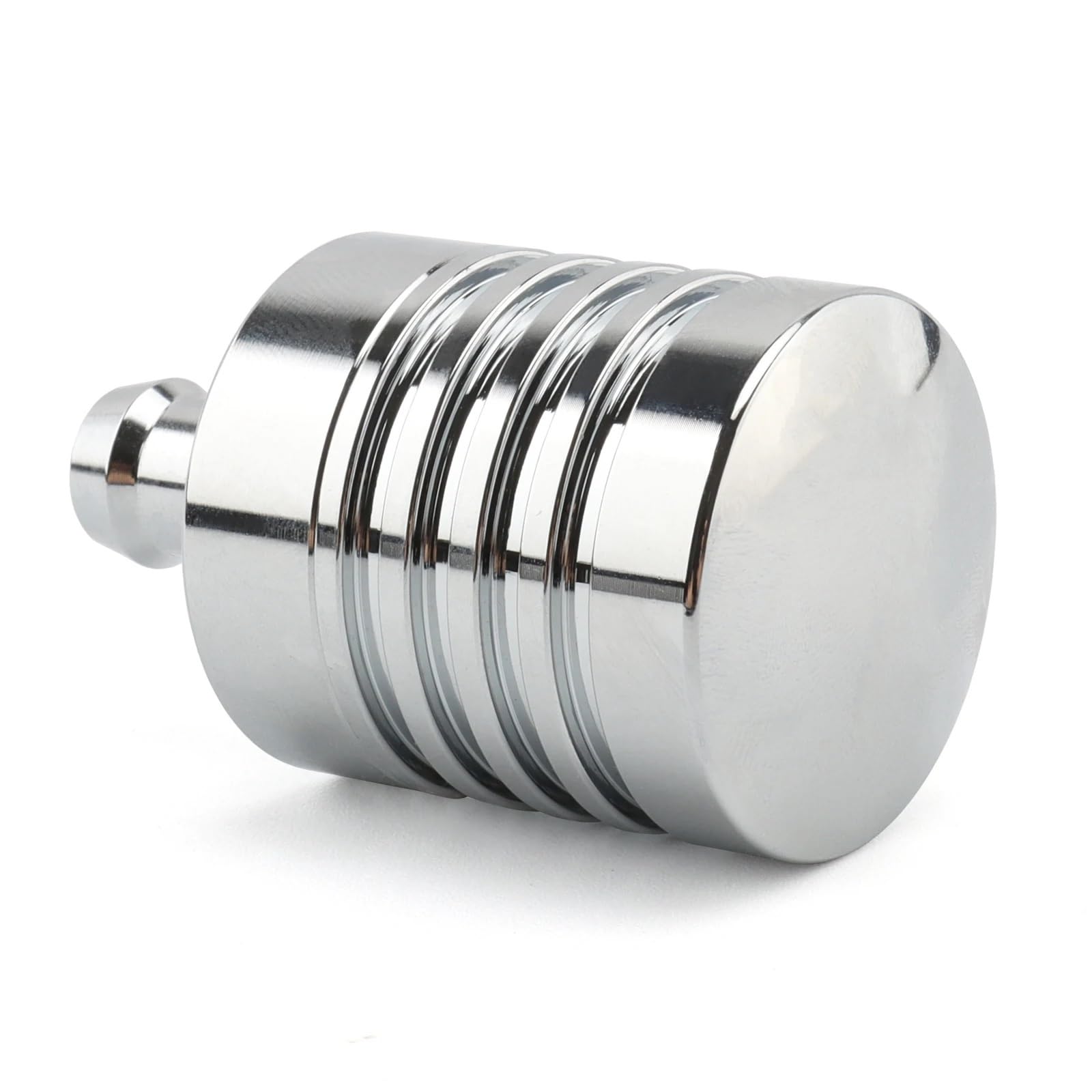 Reniflard de moteur ventilé, carter de vilebrequin, collecteur d'huile de boîte de vitesses, adapté aux Harley Custom en aluminium Crankcase Ventilation System PCV System Oil(Chrome)