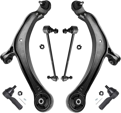 Miniatura 182 de Detroit Axle - Kit de suspensión delantera RWD para Chrysler 300 Dodge Charger Challenger Magnum 2 brazos de control superior con rótulas 2 rótulas