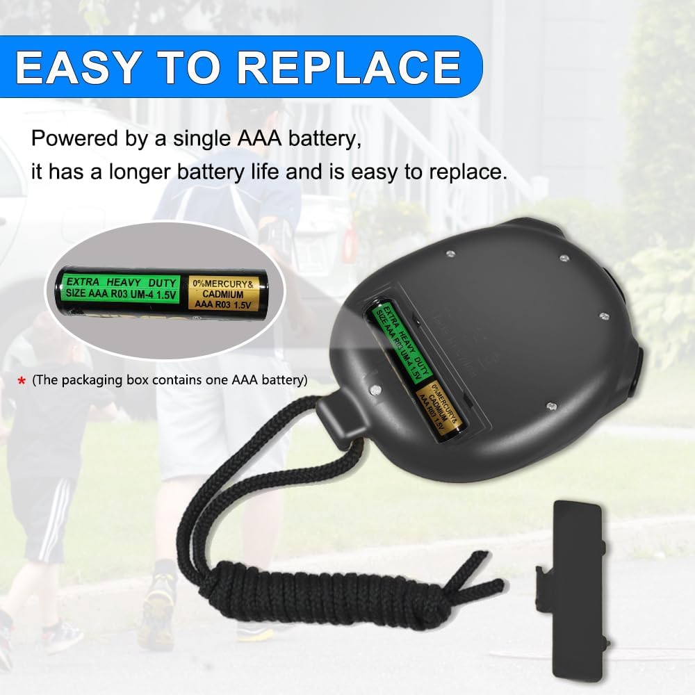 Battery Installation for PULIVIA Stopwatch