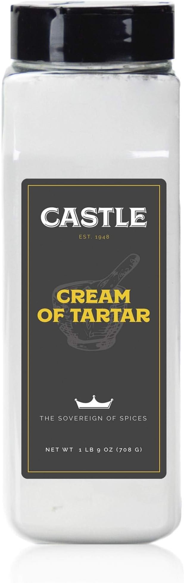 Castle Foods | CREAM OF TARTAR, 25 oz Premium Restaurant Quality