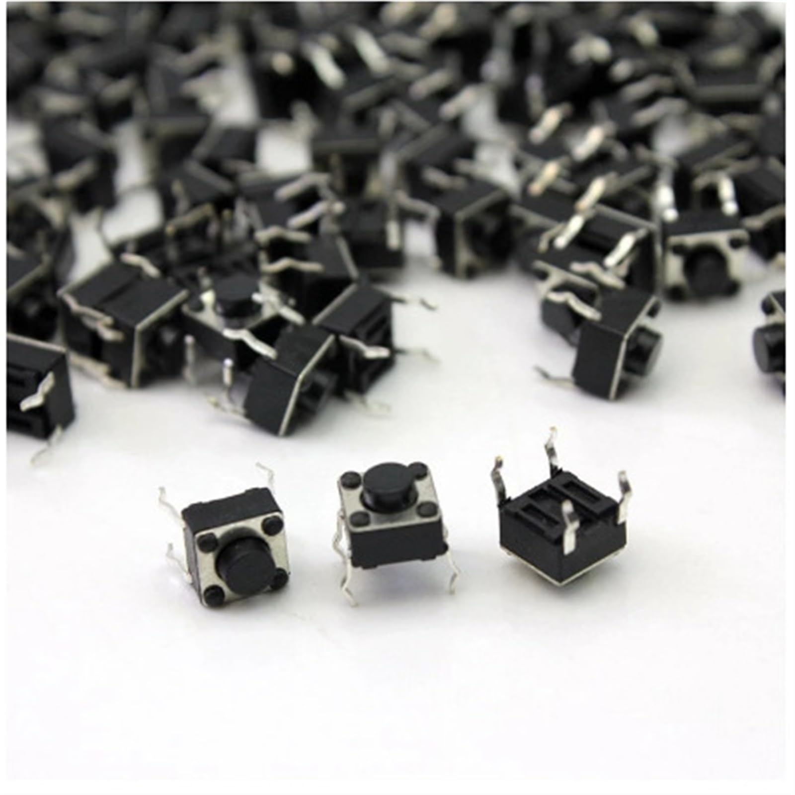 Botón de encendido 6x6x5mm momentáneo de 4 pines para arreglar mandos y paneles con falso contacto