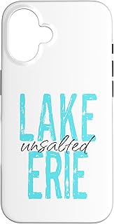 Lake Erie Unsalted Life Great Lakes Boating Fishing Camping Case for iPhone 16