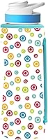 Vista 21 de 32oz Funda impresa linda compatible con botella de agua Cirkul para botellas de plástico y acero inoxidable de 32oz, material de neopreno que