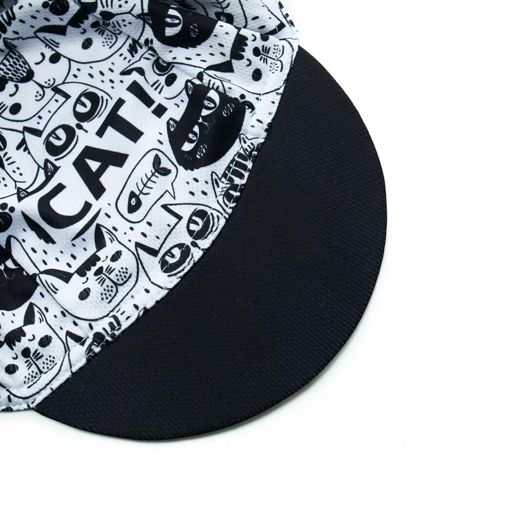 Gorra de ciclismo para hombre y mujer, sombrero de ciclismo debajo del casco, poliéster, transpirable, absorbe el sudor